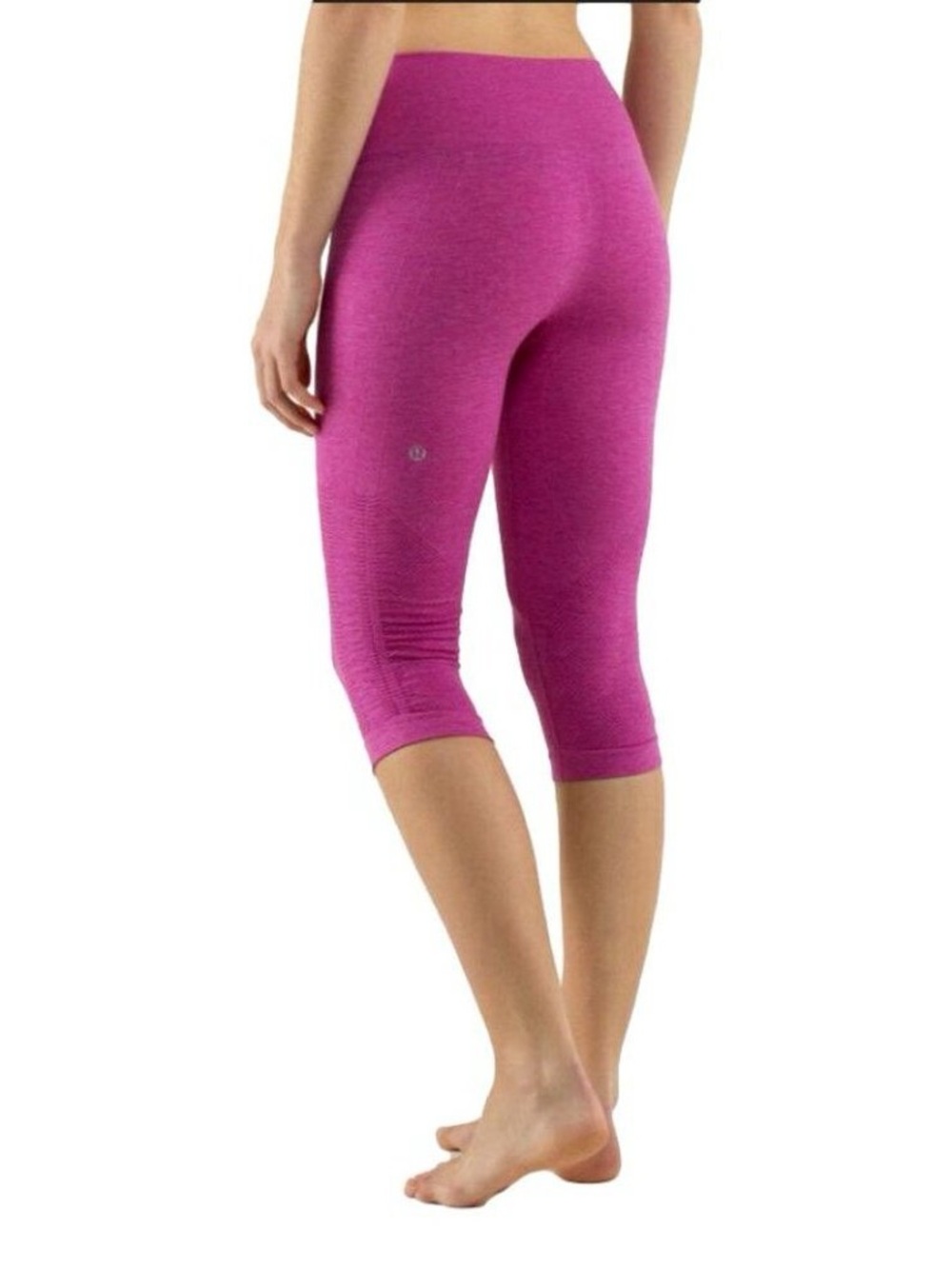 Lululemon In Flow Crop Pink - Picture 2 of 2